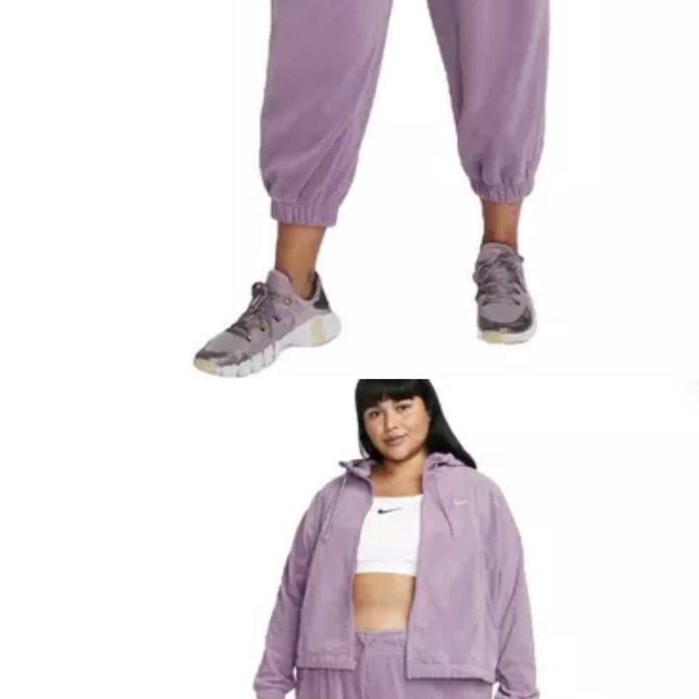 Nike Purple Relaxed Fit Track Pants